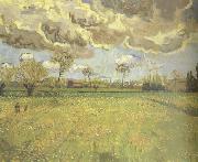 Vincent Van Gogh Landscape under a Stormy Sky (nn04) oil painting picture wholesale